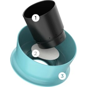 Resim Ceado Hoop Coffee Brewer Aqua 