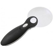 Resim Kontrolü Için 10x 20x,2led Işıklı El Büyüteç Beyaz - Siyah 