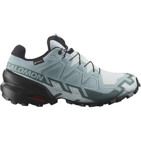 Resim Salomon Salomon Speedcross 6 Gore-tex Kadın Mavi Patika Koşusu Ayakkabısı 8782 Turkuaz 