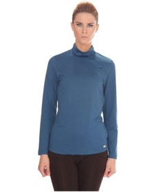 Resim Bulalgiy Kadın Mavi Basic T-shirt - Bga263519 Mavi 