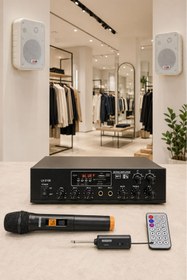 Resim Lastvoice Large Plus Paket-1 Hoparlör Ve Anfi Anons Ses Sistemi Seti 