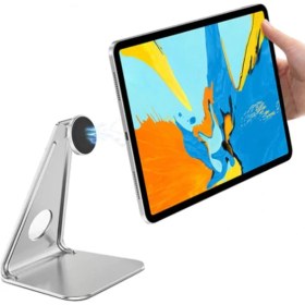 Resim Ally Metal Masa Üstü Standlı Mıknatıslı Tablet Telefon Tutucu 