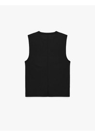 Resim Koton Bisiklet Yaka Straight Fit Kolsuz Spor Atlet Siyah 6sam30017nk 