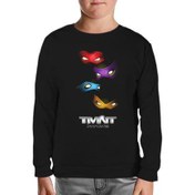 Resim Lord T-Shirt Teenage Mutant Ninja Turtles Siyah Çocuk Sweatshirt 