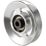 Resim 88mm Alüminyum Kaldırma Rulman Kasnak Tekerlek Kablo Spor Salonu Ekipman Parçası Tırmanma Kamp Sporu İçin S202412245307 Gümüş. 