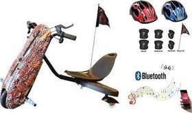 Resim Drift Car Elektrikli Kaykay Bluetooth Dirift Kar Hoverboard Scooter Koruma Ekipmanı Hediye D07 