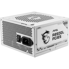 Resim MSI PSU MAG A850GL PCIE5 WHITE 850W 80+ GOLD POWER SUPPLY-BEYAZ 
