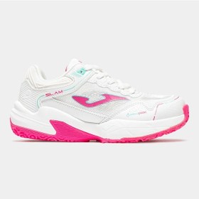 Resim Joma Jslams2632om Slam Jr Tenis Ve Padel Ayakkabısı Çocuk - Beyaz/pembe 