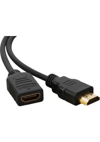 Resim Hq Speed HDMI Uzatma Kablosu 0.5m 4K | HDMI Erkek Dişi Kısa Uzatma - TV Konsol Dar Alan 