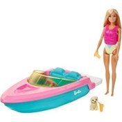 Resim Barbie Bebek ve Teknesi Oyun Seti GRG30 
