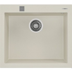 Resim Teka Forsquare 50.40 Tg Tek Hazneli Tegranite+ Eviye - Parlak Krem - 115230008 