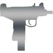 Resim Motosiklet Sticker Uzi Pempe 6cm 8cm 2li 