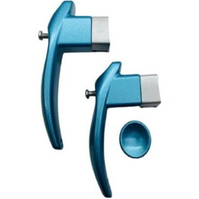 Resim Sultanoğlu Çaydanlık Sapı Takımı Kulp Tutamak Seti Kare Turkuaz Yanmaz 