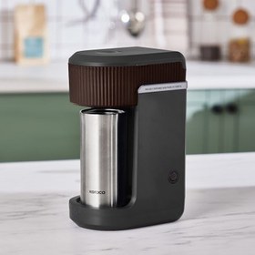 Resim Karaca Mono Black Filtre Kahve Makinesi Walnut 