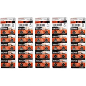 Resim Markalonya Markalonya Maxell LR44 - AG13 - A76 Alkalin Düğme Pil 50 Adet 