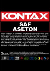 Resim Kontax Saf Aseton 1 Lt 