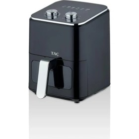 Resim Taç Power Xl Air Fryer Sıcak Hava Fritözü Siyah 5.5 Litre Geniş Kapasite 1700W Yağsız Pişirme Teknolojisi + Hediye Ahşap Mutfak Kesme Tahtası 
