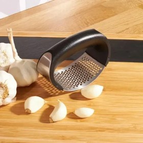 Resim Efe Avm Paslanmaz Çelik Ergonomik Sarımsak Ezici Pres ve Doğrayıcı 