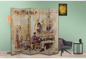 Resim Şehir Temalı Özel Tasarım Paravan Room Divider PRV1259, 180 x 180 