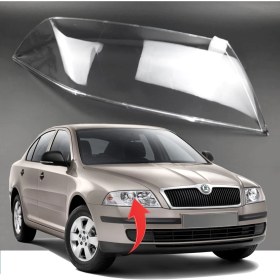Resim Gkl Octavia A5 Kasa Sağ Far Camı 2005-2008 