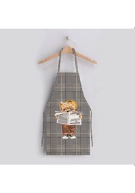Resim Gazeteci Teddy Mutfak Önlüğü Uluslararası Yıkama Ve Solmama Sertifikasına Sahiptir. Çok Renkli 