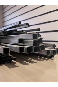 Resim Home 15x15 Metal Profil 1mm Et Kalınlığı 2 Metre Ham Boyasız Kare Demir Profil 