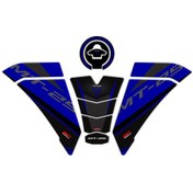 Resim Gp Kompozit Yamaha Mt-25 2020-2022 Uyumlu Tank Pad Seti Mavi (522063715) 