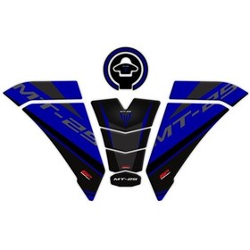 Resim Gp Kompozit Yamaha Mt-25 2020-2022 Uyumlu Tank Pad Seti Mavi (522063715) 