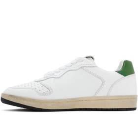 Resim ACBC x DERİMOD Kadın Beyaz Bağcıklı Deri Sneaker - Beyaz / 