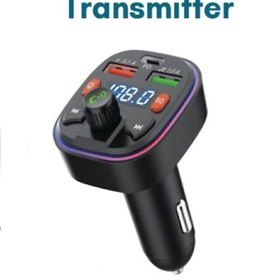 Resim KOİ TECH Bluetooth Araç Kiti Araç Fm Transmitter USB Type-C MP3 SD Kart Flash Için Uygun PD Çakmaklık Girişli 
