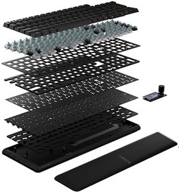 Resim CORSAIR VANGUARD PRO 96 Hall Effect Manyetik Mekanik Gaming Klavye -%96 Form Faktör, MGX Hyperdrive Anahtarı, LCD Display, 8000 Hz Polling, Rapid Trigger (CH-91E911G-UK) 