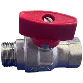 Resim Eca 1/2" Kelebek Volanlı Küresel Valf Dış Vida+iç Vida 102122381 