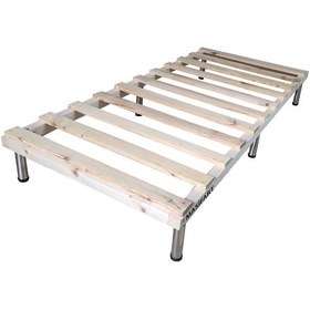 Resim Masifart_Mobilya Masifart Abies Tek Kişilik Ağaç Karyola 