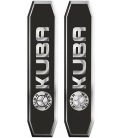 Resim Gogo Damla Sticker 2'li Akü Kapak Siyah Cg 