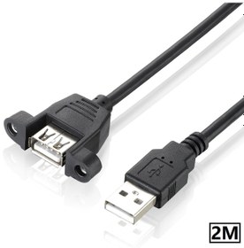 Resim 4888 Usb Dişi Erkek Panel Tipi Data Uzatma Kablosu 2 Metre 