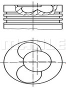 Resim Mahle 0309100 Piston Segman Komple-std(3.4.SİL)(VW CADDY 04-11)bdj 038107065gf001 (WT313659) 