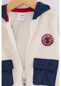 Resim U.S. Polo Assn. U.s. Polo Assn Erkek Bebek Usb2538 Bebek Mevsimlik Mont Beyaz-2218 Beyaz 