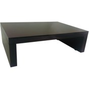 Resim Wooden Gold 11 Cm. Yükseklikte Monitör Stand Parlak Siyah 32 Cm X 22 Cm 