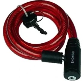 Resim Anahtarlı Dayanıklı Bisiklet Kilidi + Hediye Hareket Sensörlü LED Sibop Işığı – 70 cm 