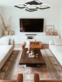 Resim Tt302-4+1-Sy Kare Tt Aydınlatma Mat Siyah Plofonyer 5 Li Led Aviz 
