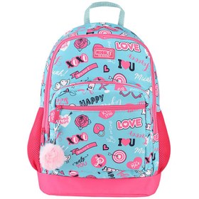 Resim Muggle Sport Okul Çantası Pembe-Mint 