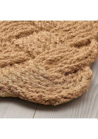 Resim El Dokuması Paspas, Natürel, 40x60 Cm 40 x 120 