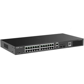 Resim 24port 370w Full Poe Rg-es228gs-p Gıgabıt 2-fsp 2-uplink Yönetilebilir Switch-127043 