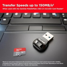 Resim Sandisk Ultra Android Microsdxc Uhs-I Hafıza Kartı 1,5 Tb + Adaptör (Akıllı Telefonlar ve Tabletler Için, A1, Sınıf 10, U1, Full Hd Videolar, 150 Mb/s'ye Kadar Okuma Hızı) 