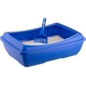 Resim BRC Desing Mikopet Küçük Kedi Tuvaleti Mavi 