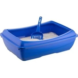 Resim BRC Desing Mikopet Küçük Kedi Tuvaleti Mavi 