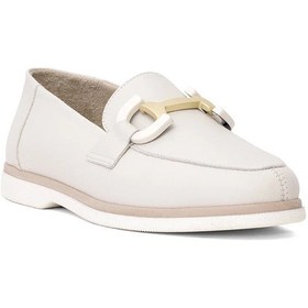 Resim İnci 101973608 5ı Lenno 5fx Kadın Loafer Ayakkabı Bej Bej 