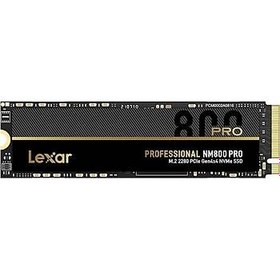 Resim LEXAR SSD NM800P 2TB PRO HIGH SPEED PCIe GEN4X4 WITH 4 LANES M.2 NVMe UP TO 7500 MB/S READ AND 6500 MB/S WRITE LNM800P002T-RNNNG 