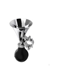 Resim Çocuk Trompet Uyarısı - Siyah 