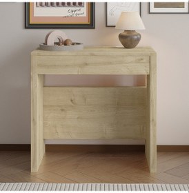 Resim İnarch Dizayn Nivo Modüler Açılır Yemek Masası Modern Dresuar & Çok Amaçlı Masa,kapalı 44 Cm - Açık 116 Cm Safirmeşe 